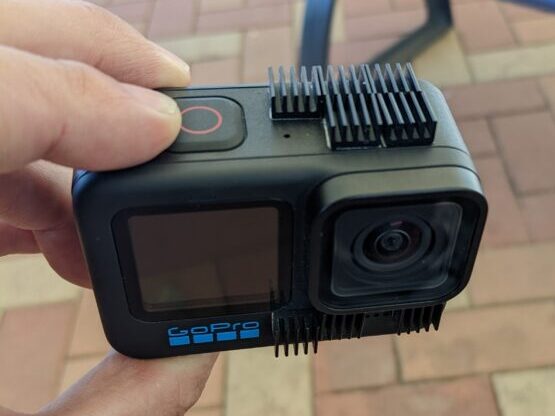 ヒートシンクを取り付けたHERO10
